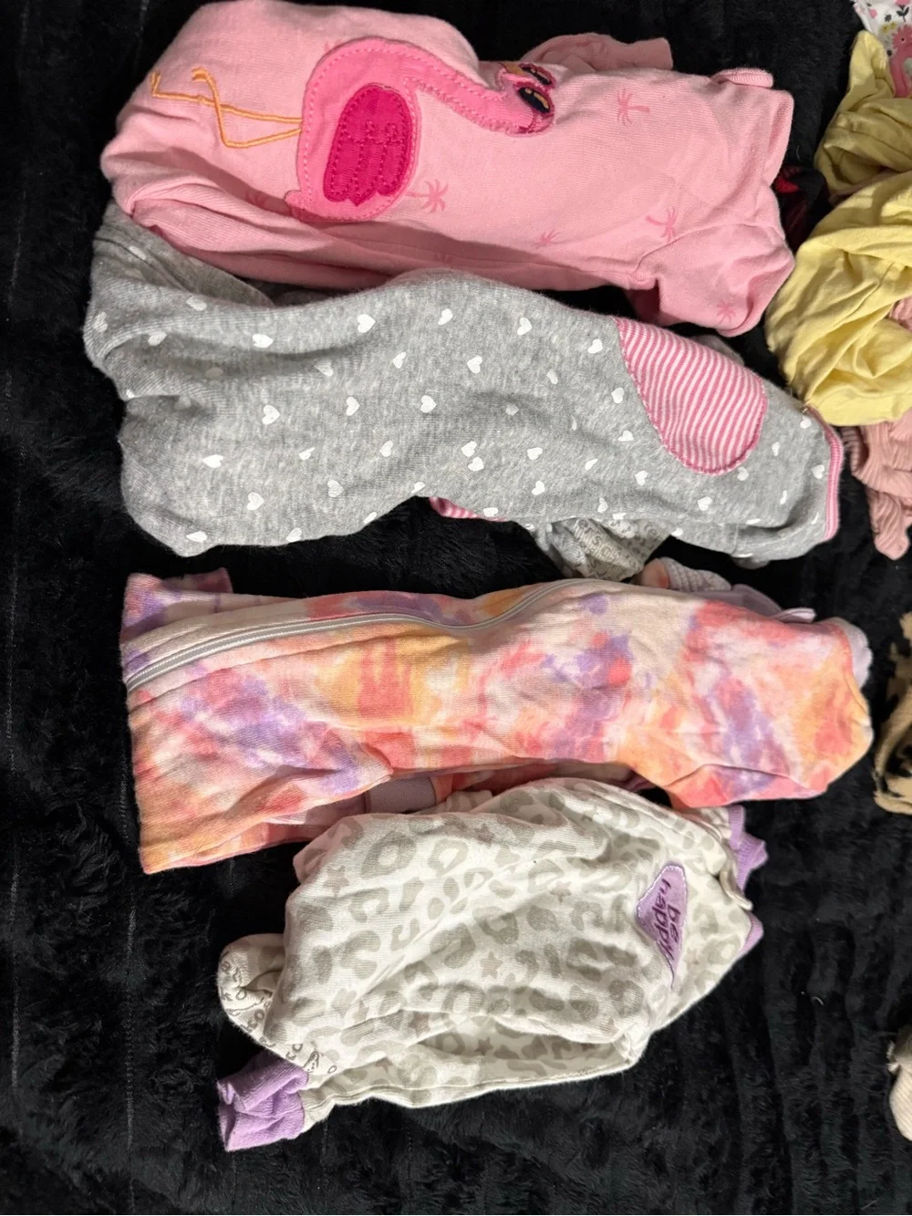 Kids One-Piece Pajamas in Pink, Gray, Multicolor and Cream